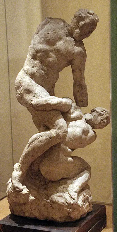 Two Wrestlers (Hercules and Cacus/Samson and the Philistine) Michelangelo
